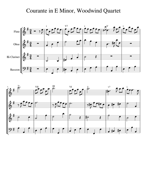 Courante – Jean-Baptiste Lully