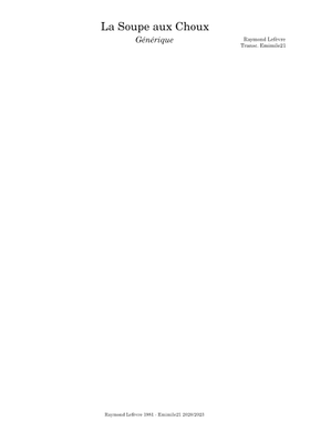 Free Raymond Lefèvre sheet music | Download PDF or print on