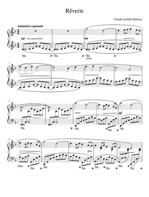 Rêverie – Claude Debussy