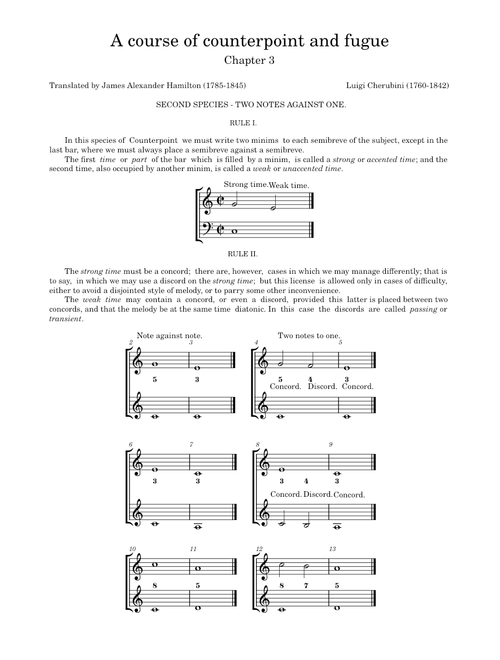 A course of counterpoint and fugue by Luigi Cherubini. Chapter 3