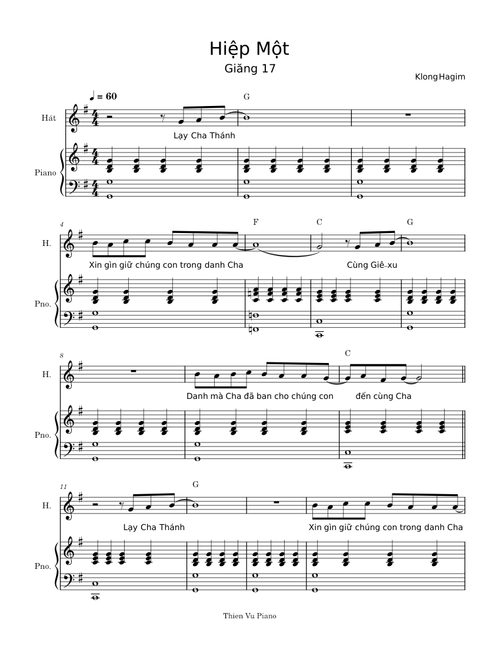 Hiệp Một - 12 bài TC