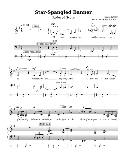 Fergie's Star-Spangled Banner