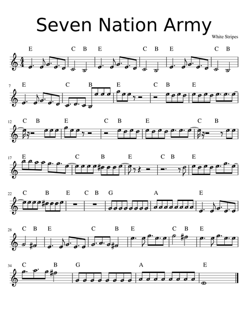 Seven Nation Army