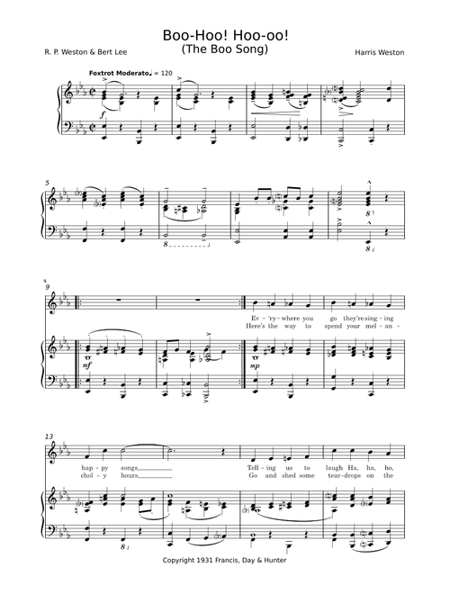 Boo-Hoo! Hoo-Oo! (The Boo Song)