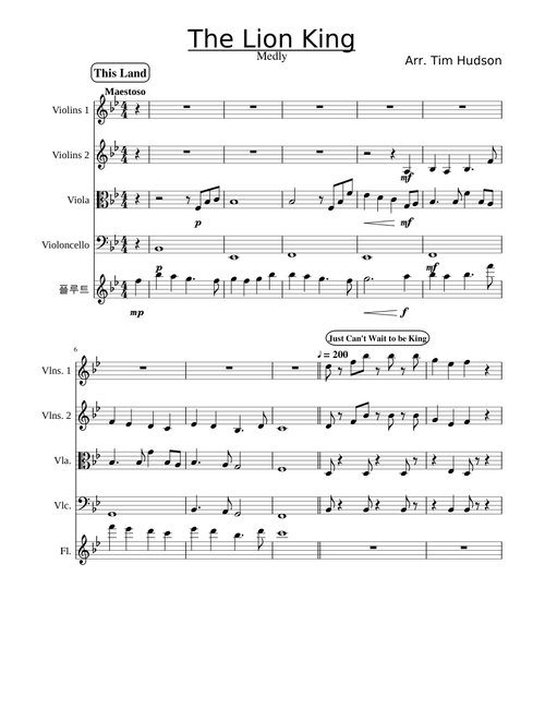 The Lion King Medley