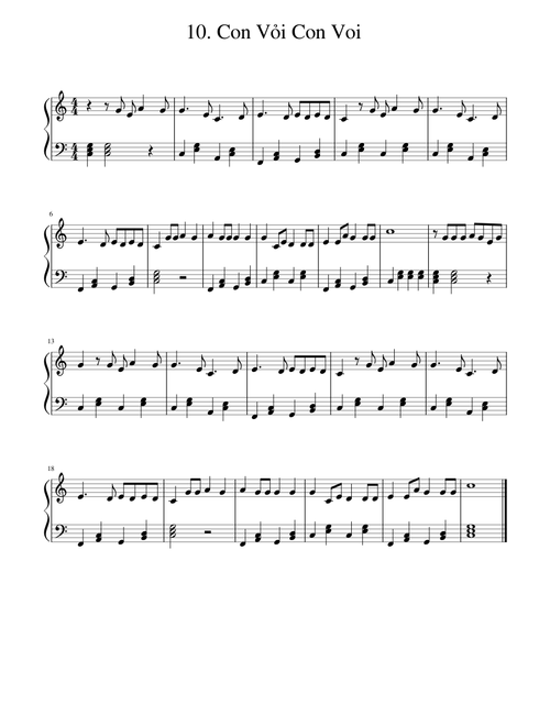 10. Con Vỏi Con Voi