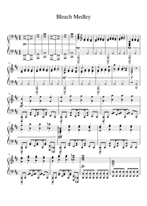 Bleach-Will of the Heart Sheet Music for Piano (Solo) easy