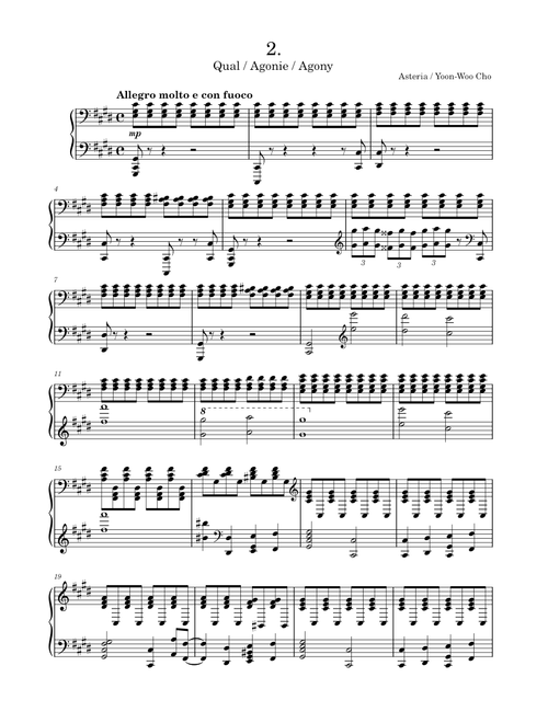 Transcendental Etude No. 2 'Agony'