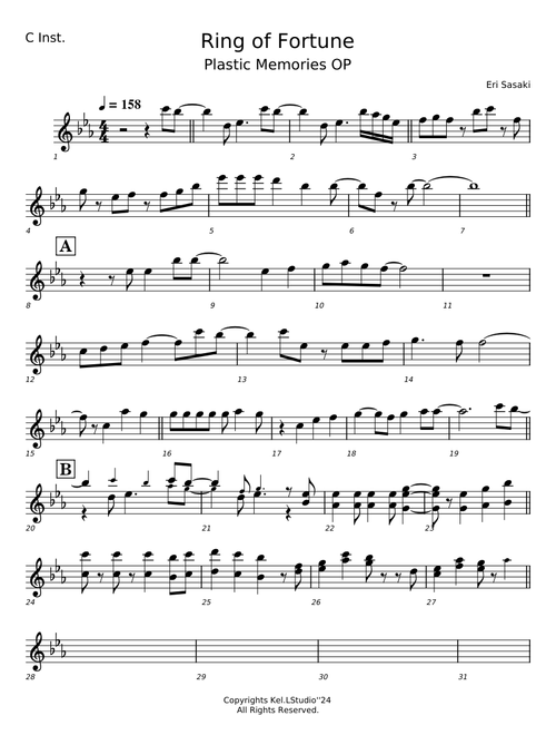 【Plastic Memories】Ring of Fortune / 佐々木恵梨  Solo【Preview】