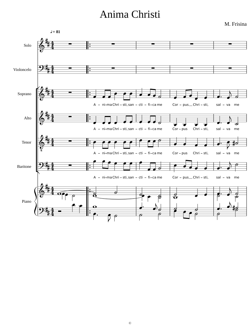 m*i様 Lhasa 音楽スコア Lajcynna Christi m*i様 Lhasa 音楽スコア