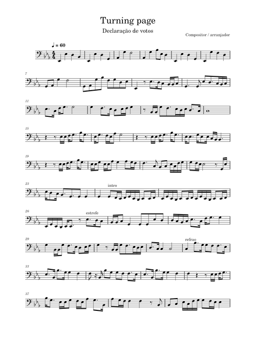turning page