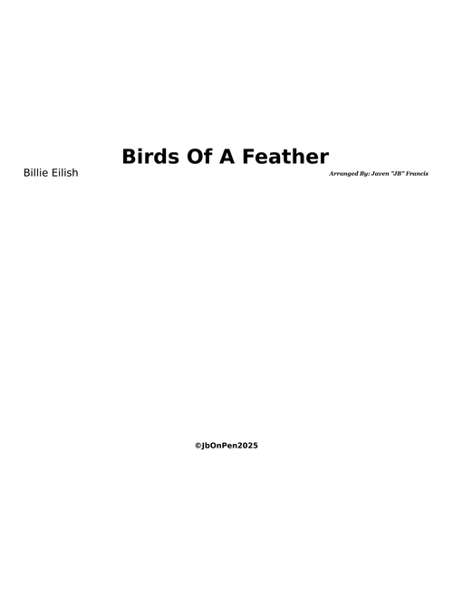 Birds Of A Feather