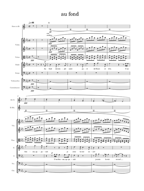 "Au fond du temple saint" – Les pêcheurs de perles (Georges Bizet, 1863)