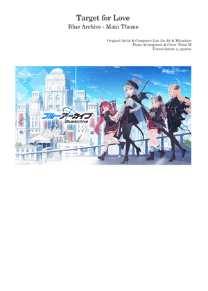 Target for Love – Lee Jin Ah & Mitsukiyo Target for Love Sheet Music ...
