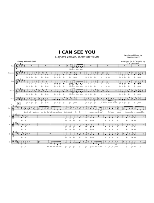 I Can See You – Taylor Swift (A Cappella)