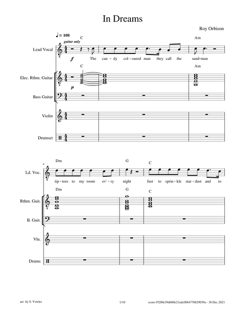In Dreams (Orbison)