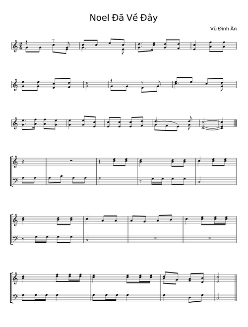 Noel Đã Về Đây - Vũ Đình Ân