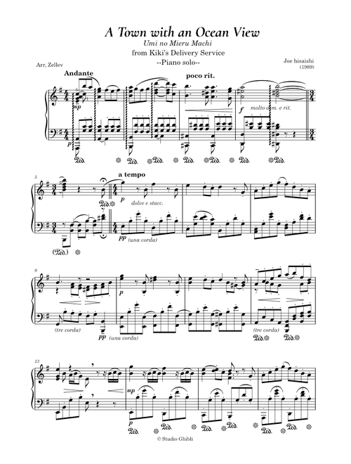 A Town with an Ocean View – Joe Hisaishi