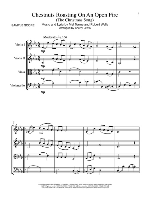 The Christmas Song (Chestnuts Roasting On An Open Fire) (Arr. Sherry Lewis) - John Denver (String Quartet)