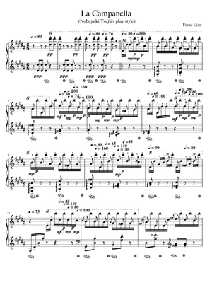 La campanella – Franz Liszt La Campanella (Étude in G♯ Minor