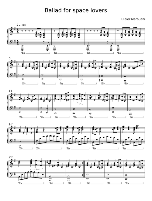 Ballad for space lovers - Didier Marouani