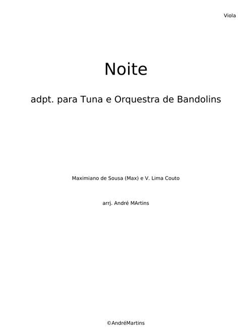 Noite - Max (Maximiano de Sousa)
