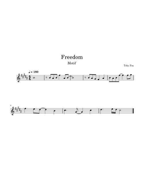 Freedom Motif