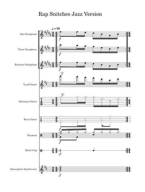 Jazz melody – Misc Rap Snitches (Jazz Arrangement)