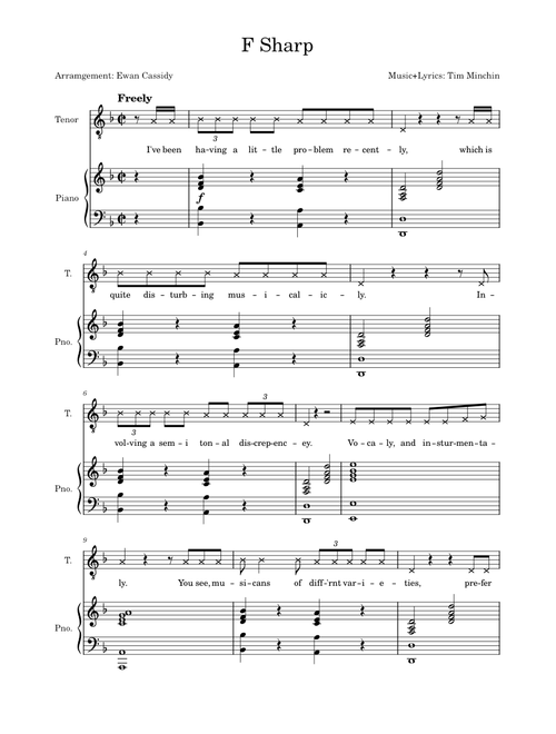 F Sharp | Tim Minchin