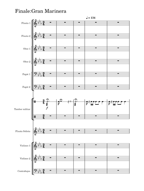 Concierto para Flauta traversa y Ensamble (Finale:Gran Marinera)