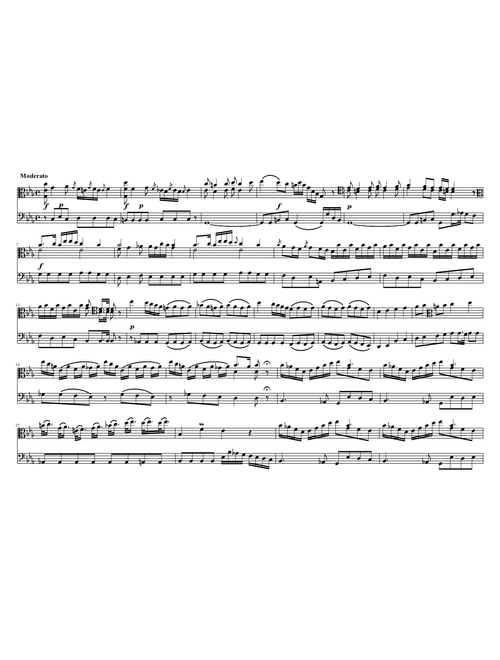 Sonata. A Viola, o Violoncello Solo. Del Sig.r Luigi Boccherini