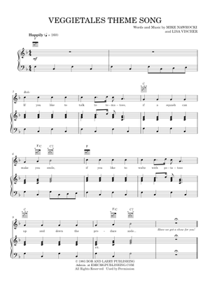 VeggieTales Theme Song – VeggieTales Sheet Music for Trombone ...