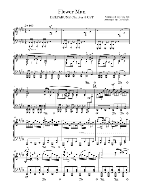 Flower Man - Toby Fox (DELTARUNE CH5 OST)