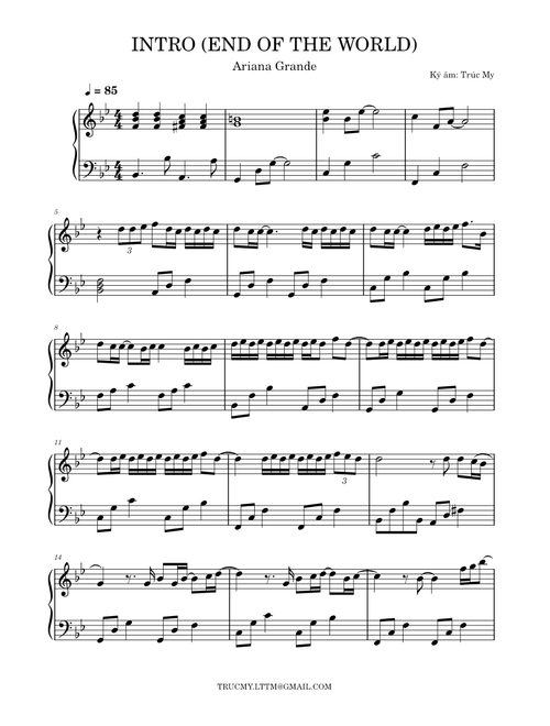 Intro (End of the World)  Ariana Grande  extended