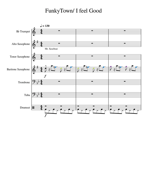 Mr. Saxobeat, Funkytown, I Feel Good (2023+ custom)