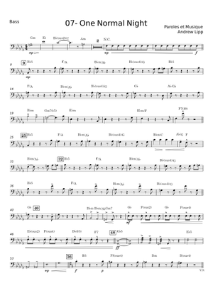 One Normal Night from The Addams Family | Andrew Lippa Sheet Music with ...