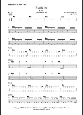 Free Black Ice by AC/DC sheet music | Download PDF or print on