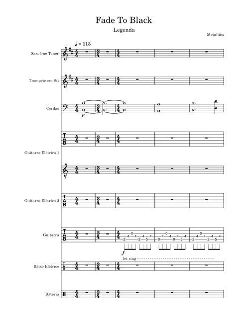 Fade to black – Metallica