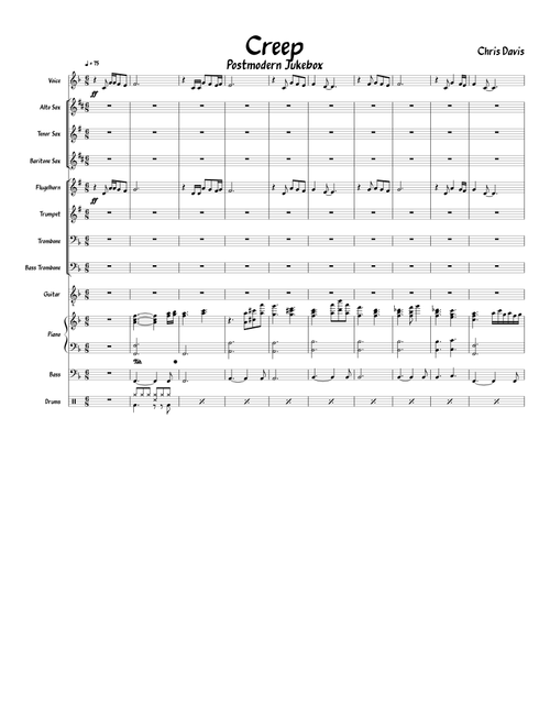 Creep - Postmodern Jukebox WIP