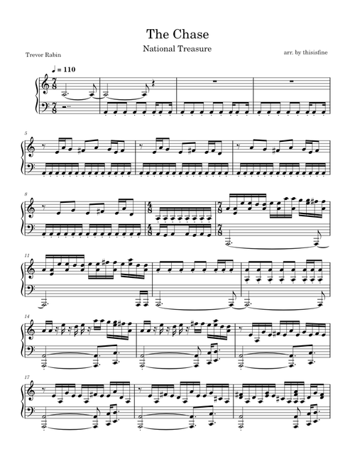 National Treasure – Trevor Rabin - The Chase