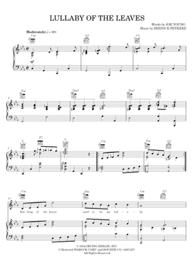 Free Lullaby Of The Leaves by Bernice Petkere sheet music
