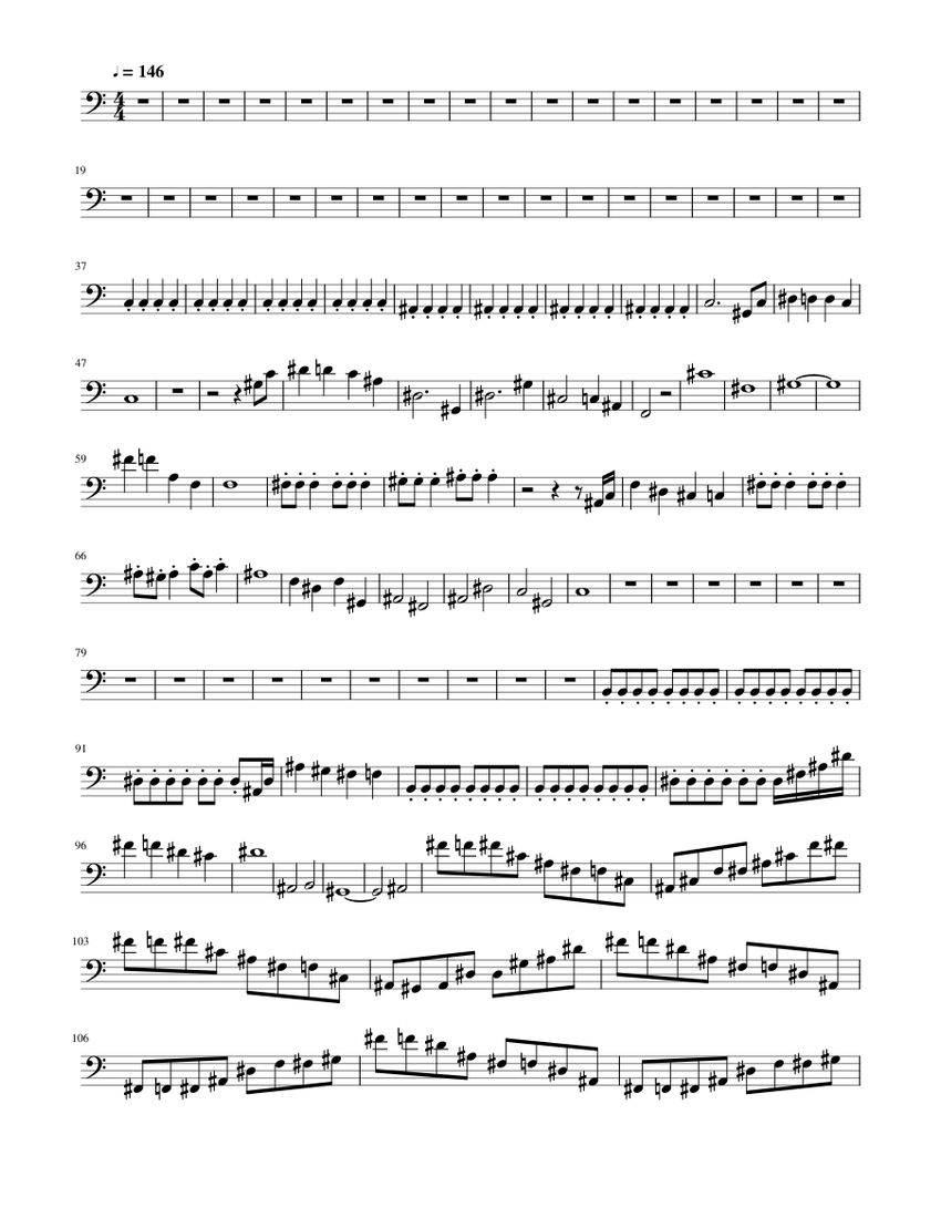 Enchantress Jazz Orchestra Bass Part Sheet music for Bass guitar (Solo)