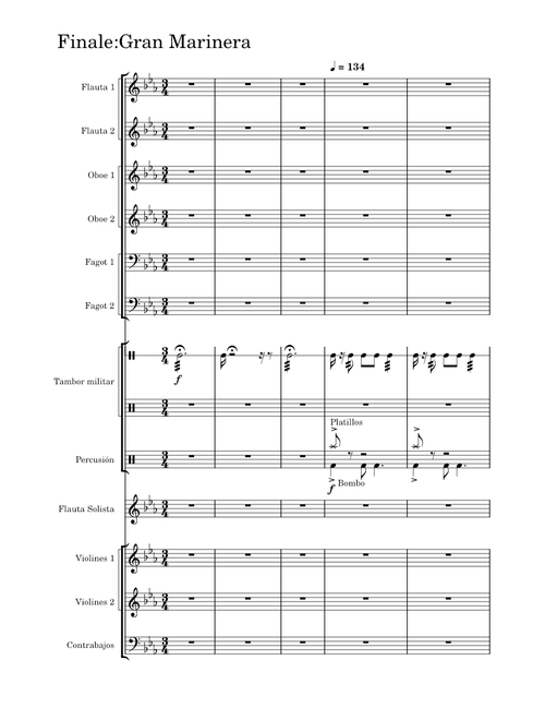 Concierto para Flauta traversa y Ensamble (Finale:Gran Marinera)