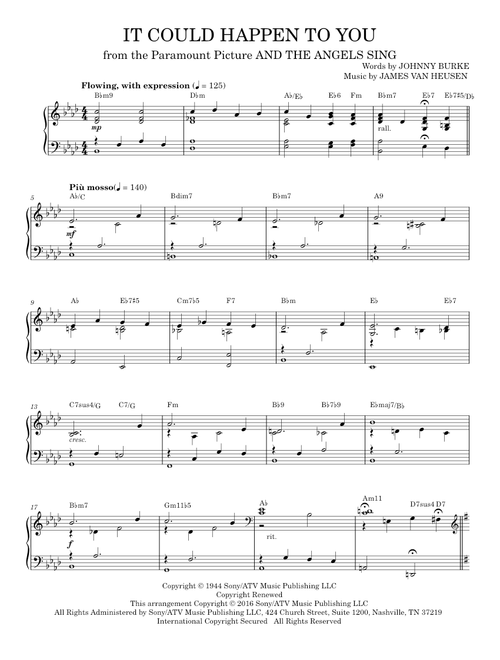 It Could Happen To You [Jazz version] - Diana Krall, Ella Fitzgerald, June Christy, Les Brown, Lione (Piano Solo)