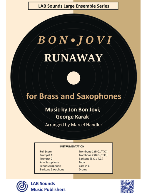 Runaway (Arr. Marcel Handler) - Bon Jovi (Large Ensemble)