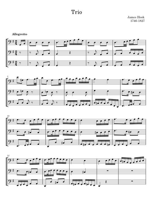 Trio - James Hook