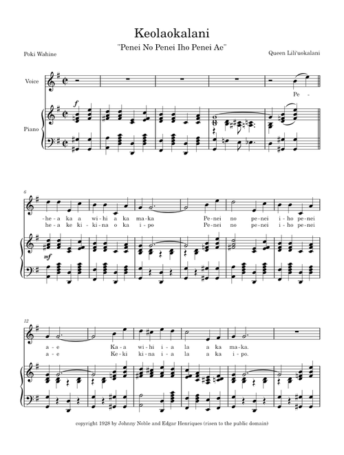 Keolaokalani – Queen Liliuokalani