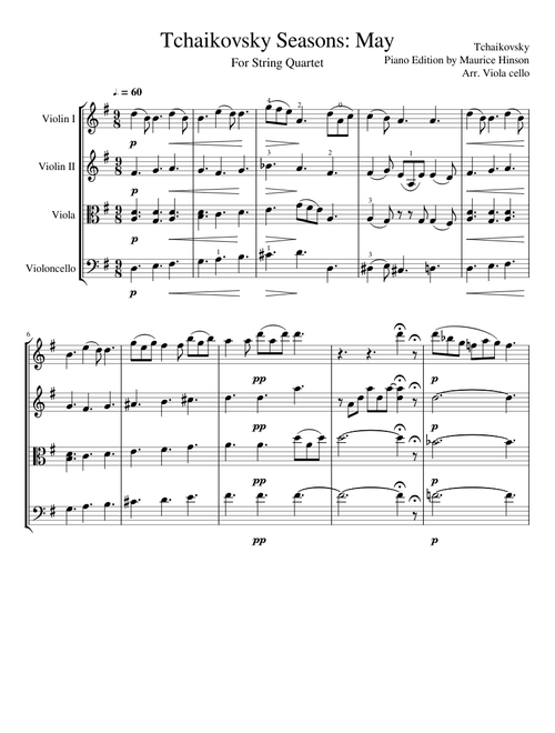 Tchaikovsky Seasons: May