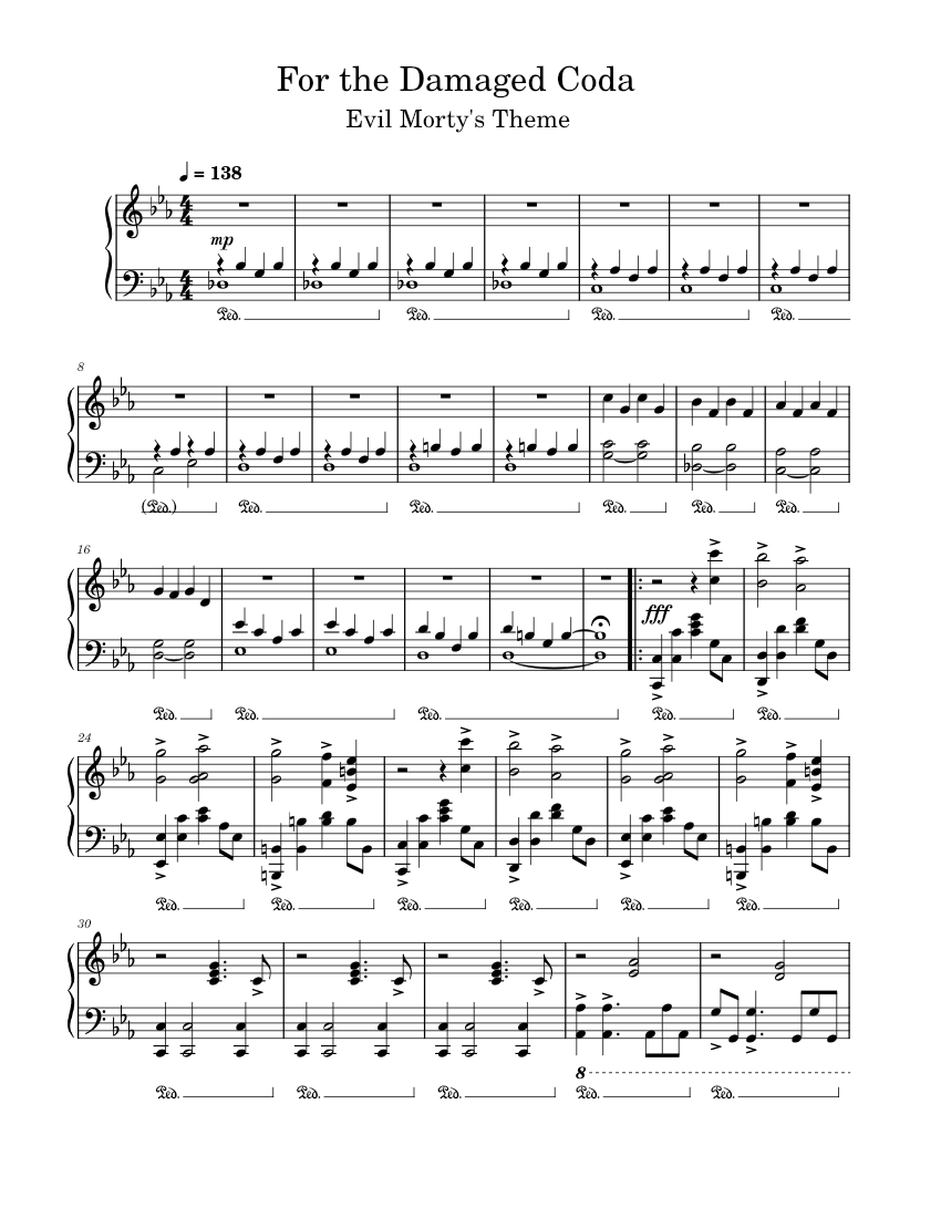 for the damaged coda fingerstyle tab