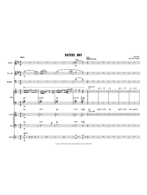 Nature Boy (Arr. Daryl McKenzie) - Nat King Cole (Large Ensemble)